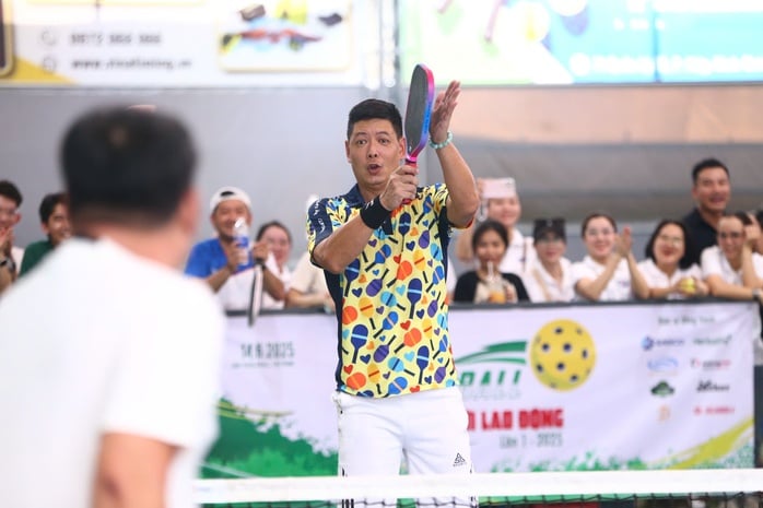 Giải Pickleball Báo Người Lao Động: Diễn viên Bình Minh đi tiếp, Minh Hằng dừng bước- Ảnh 2.
