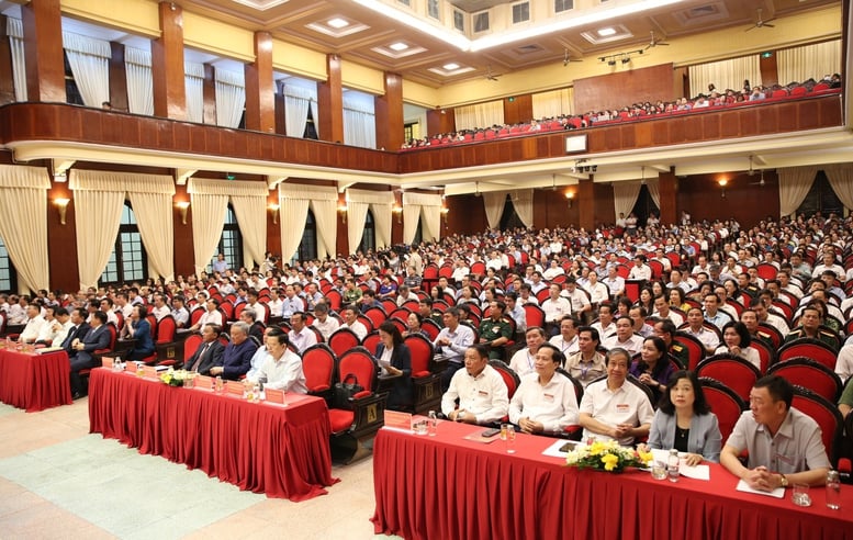 Hội nghị toàn quốc tập huấn về tổ chức và hoạt động của tổ chức Đảng, chính quyền, Mặt trận Tổ quốc, đoàn thể - Ảnh 3.