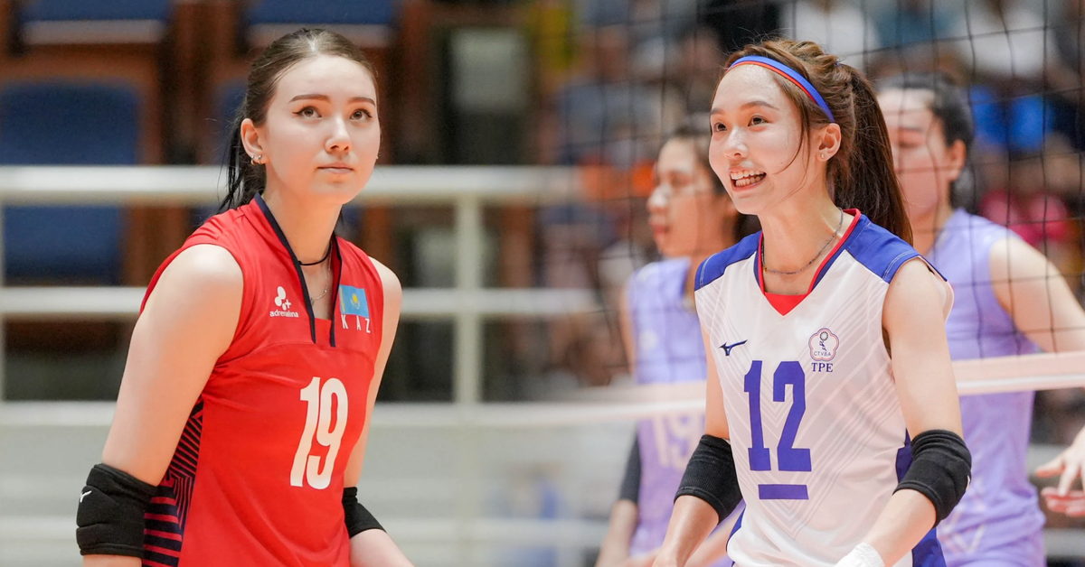 Beautiful female volleyball players shine at AVC Nations Cup 2025