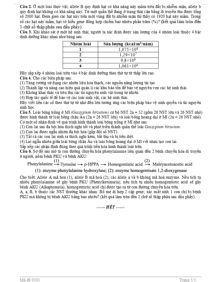 Đề Sinh học tốt nghiệp THPT Nghệ An 5.png