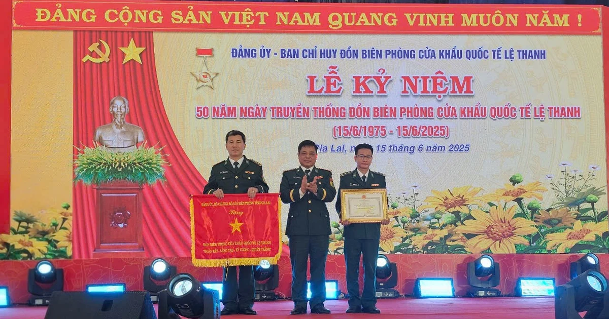 레탄 국제 국경 관문 국경 경비대, 전통 50주년 기념