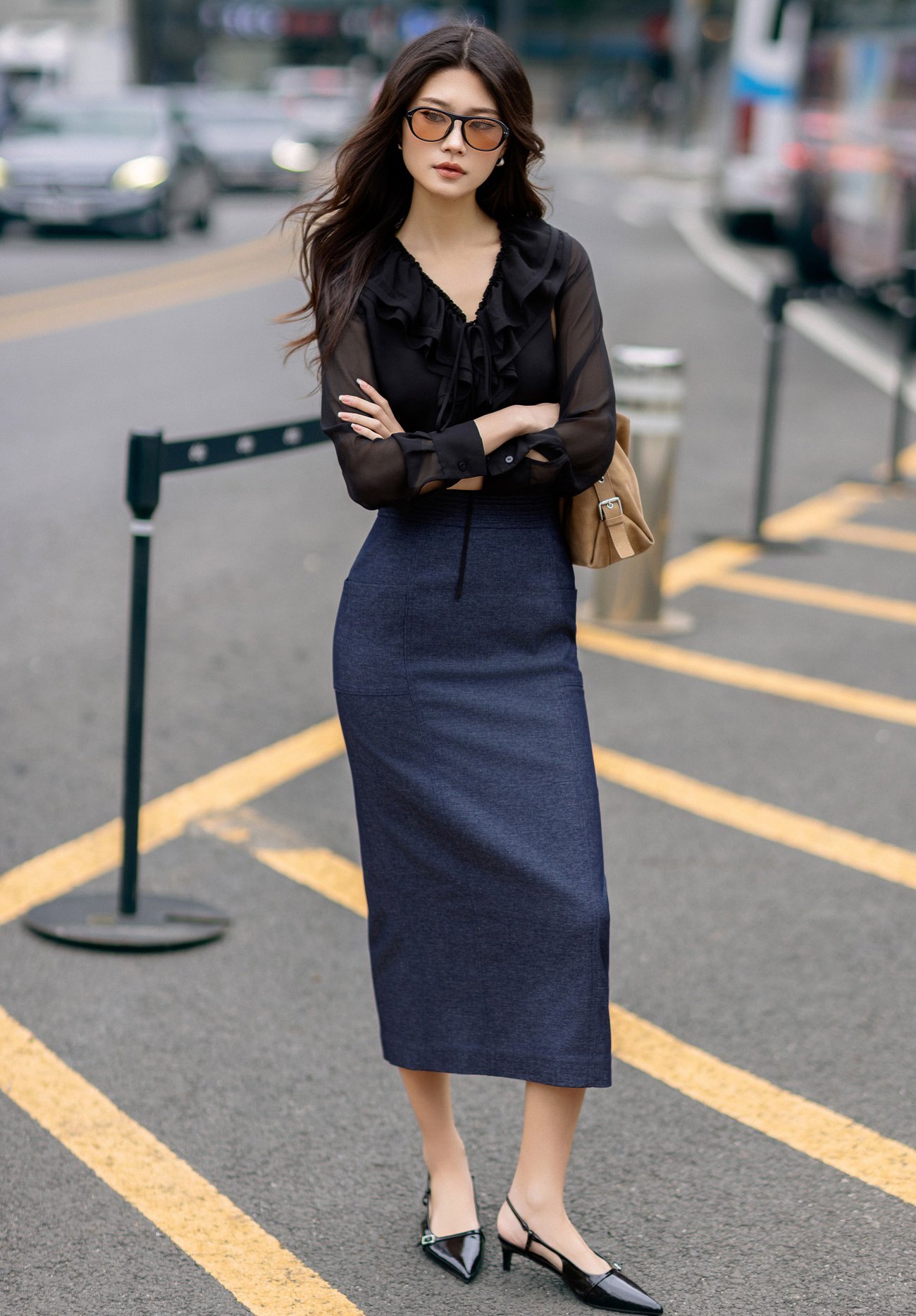 Trẻ hóa phong cách với thời trang denim cá tính nhưng trang nhã- Ảnh 1.