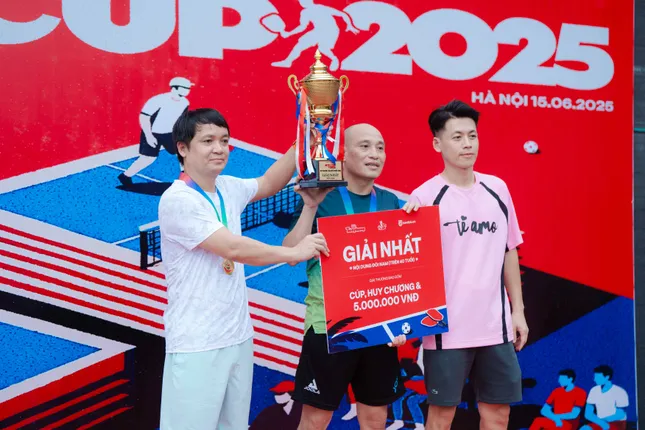 'Lộ diện' những nhà vô địch giải Pickleball Báo chí và Truyền thông - ACE Cup 2025 ảnh 3
