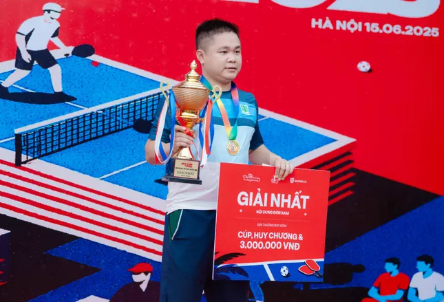 'Lộ diện' những nhà vô địch giải Pickleball Báo chí và Truyền thông - ACE Cup 2025 ảnh 12