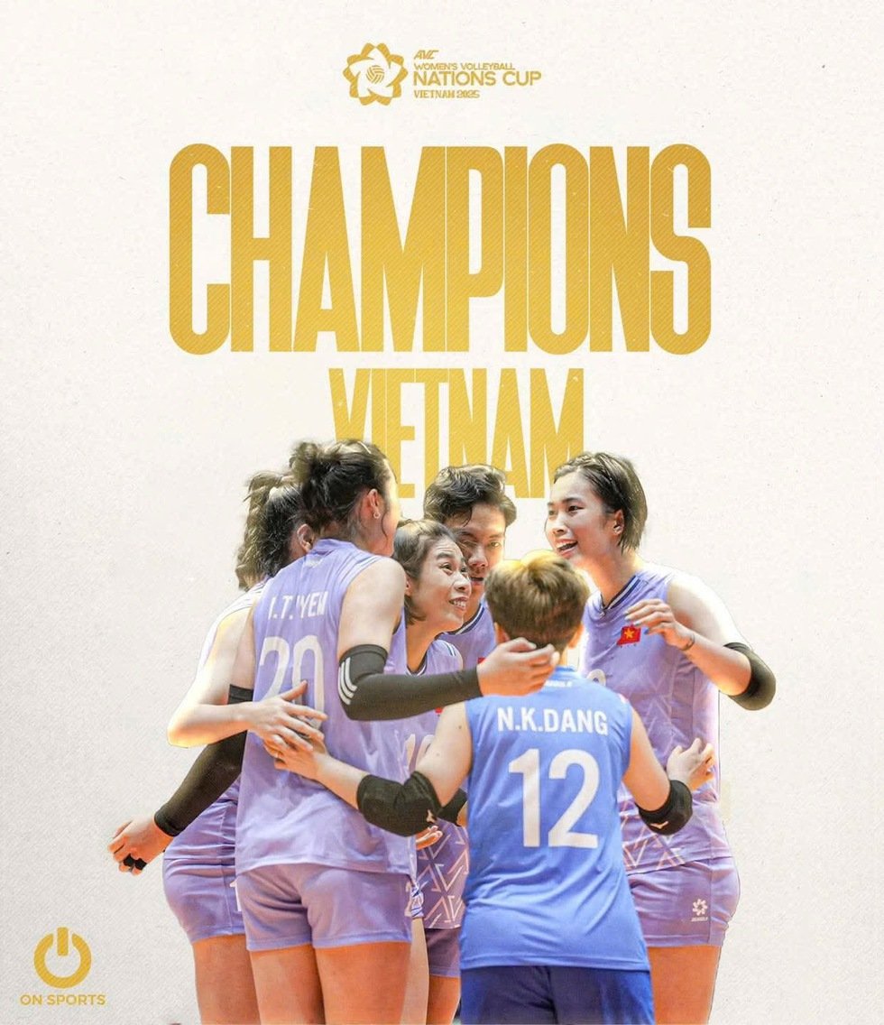 Bích Tuyền bùng nổ rực rỡ, đội tuyển bóng chuyền nữ Việt Nam vô địch AVC Nations Cup 2025- Ảnh 3.