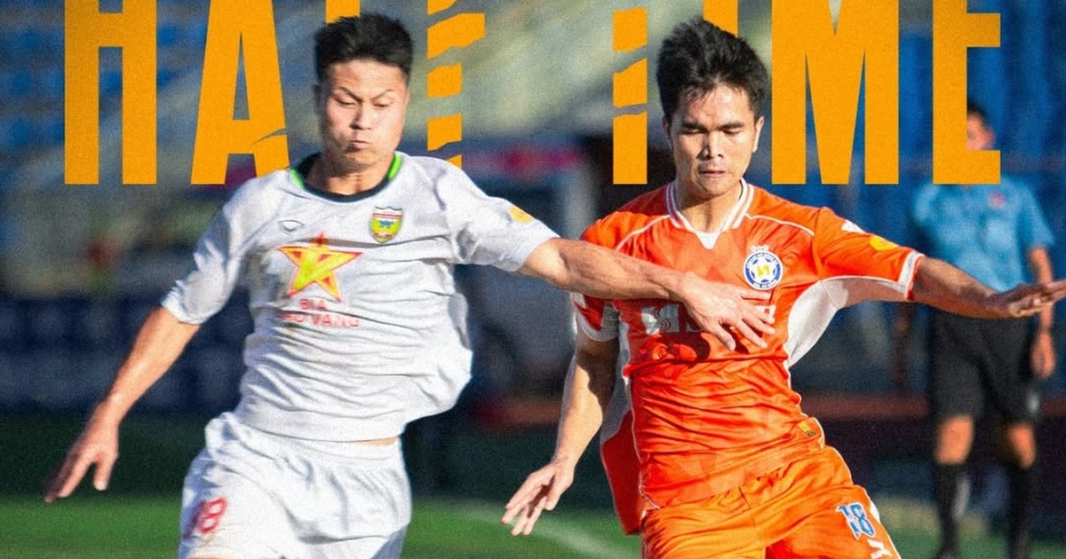 Da Nang bravely won points, held to a breathless draw with Ha Tinh: Holding on to the fragile hope of relegation!