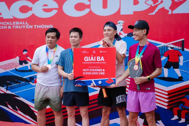 'Lộ diện' những nhà vô địch giải Pickleball Báo chí và Truyền thông - ACE Cup 2025 ảnh 5