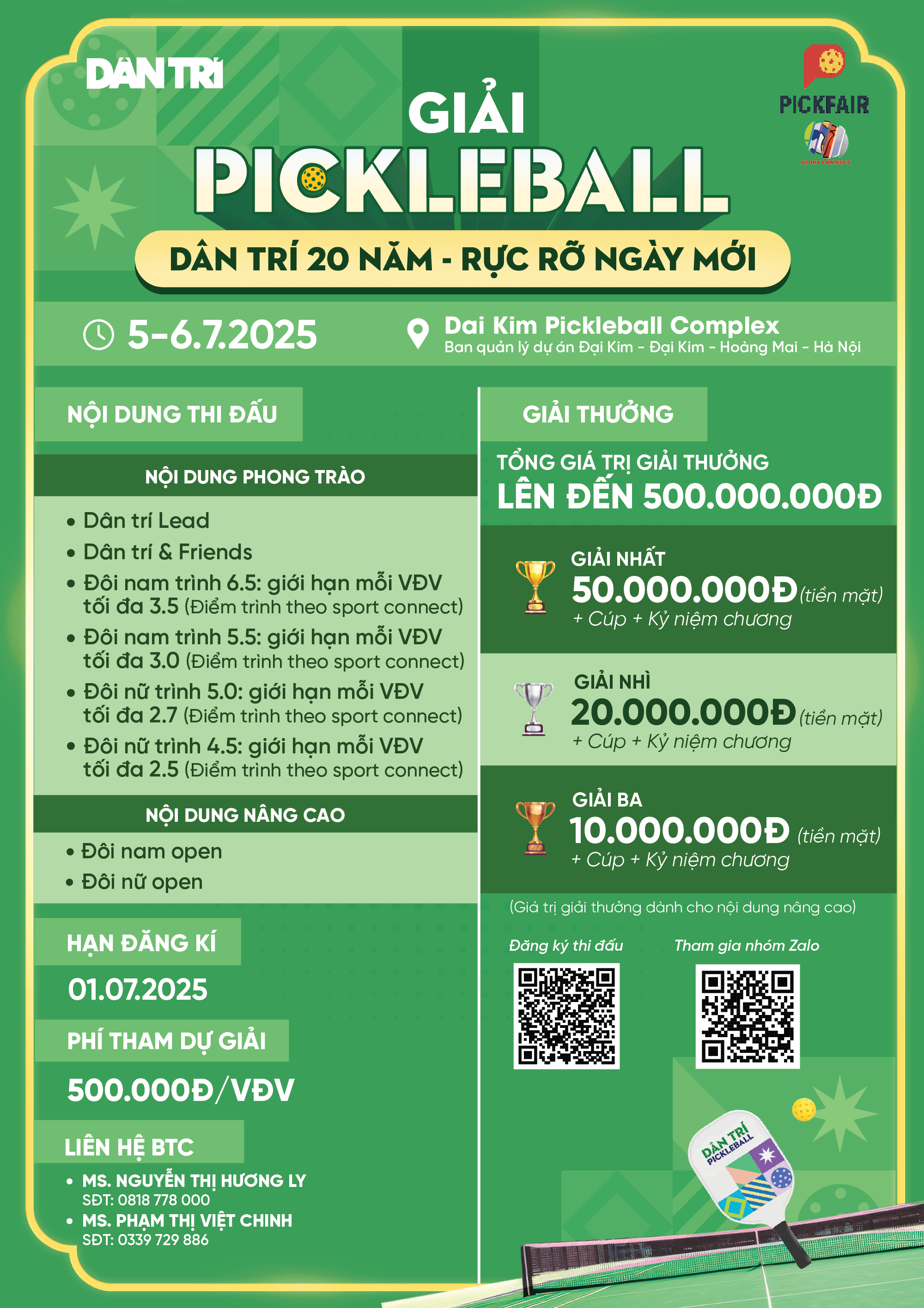 VĐV Huyền Trang: Cả nhà tôi rất háo hức tham gia giải pickleball Dân trí - 8