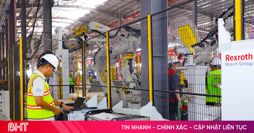 Nhà máy sản xuất ô tô VinFast tại Hà Tĩnh vận hành thử vào ngày 16/6