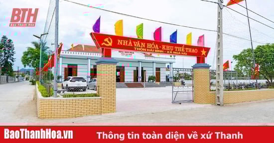 Nga Sơn huy động nguồn lực xây dựng thiết chế văn hóa - thể thao