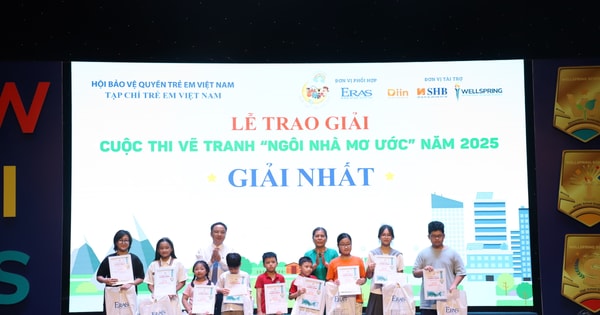 Hơn 300 triệu đồng trao giải Cuộc thi vẽ tranh toàn quốc "Ngôi nhà mơ ước"