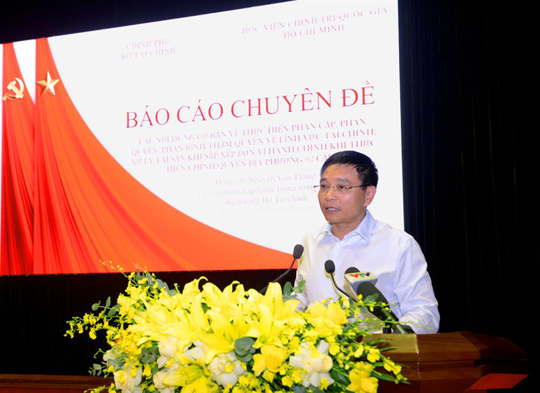 Hướng dẫn xử lý tài chính và tài sản công khi sắp xếp đơn vị hành chính- Ảnh 2.