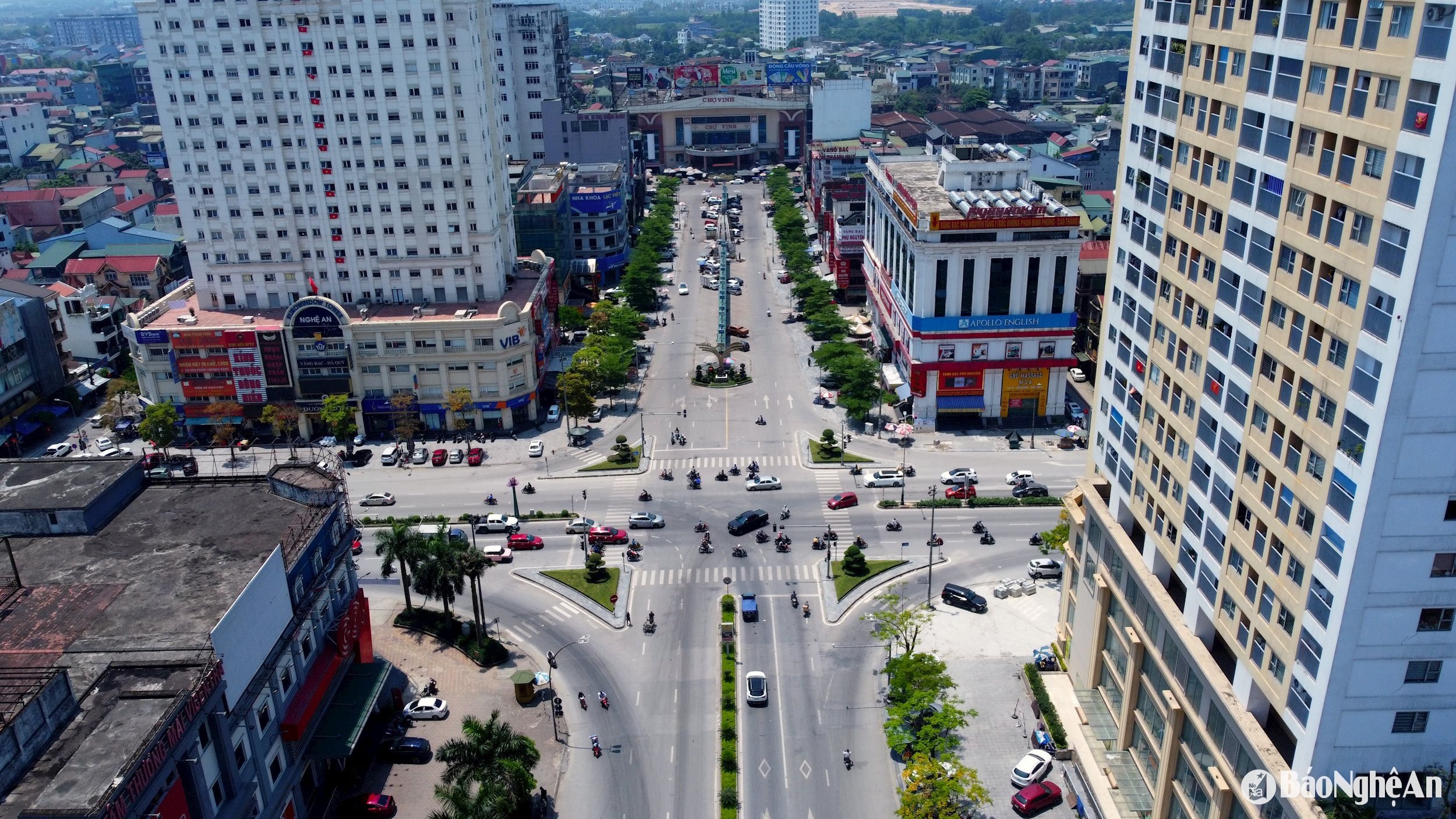 ngã tư chợ Vinh