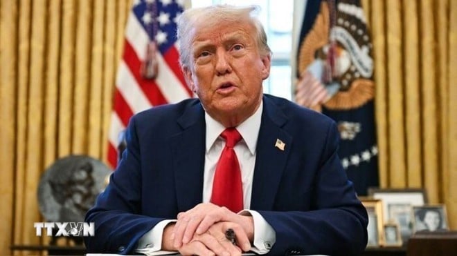 El presidente de Estados Unidos, Donald Trump. (Foto: IRNA/VNA)