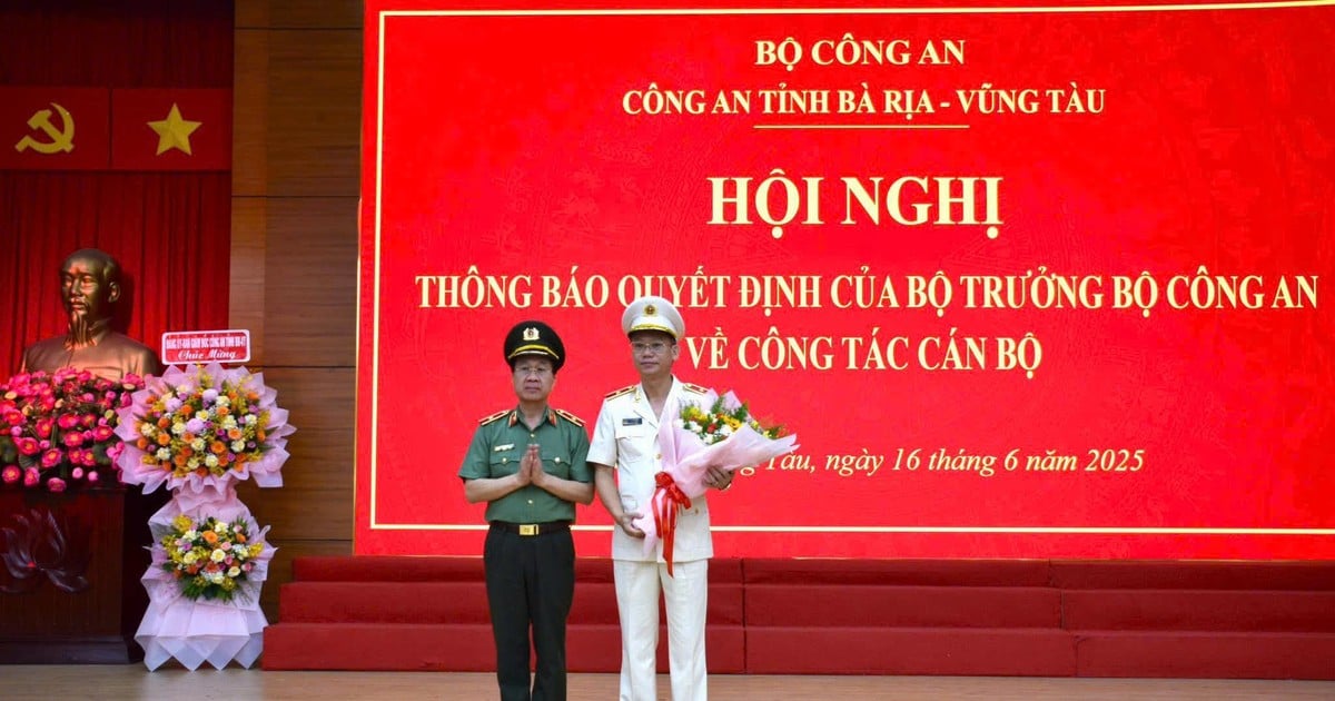 Giám đốc Công an tỉnh Bà Rịa – Vũng Tàu được điều động làm Giám đốc Công an tỉnh Tây Ninh