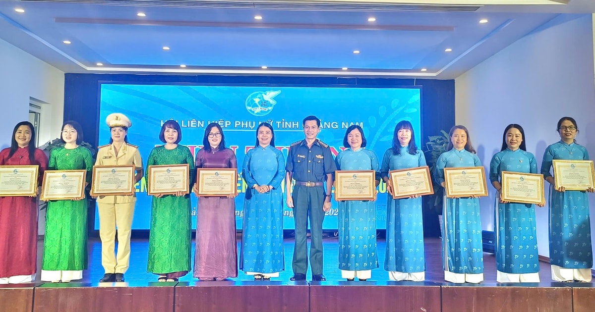 Hội LHPN tỉnh Quảng Nam tuyên dương 148 điển hình tiên tiến trong phong trào thi đua