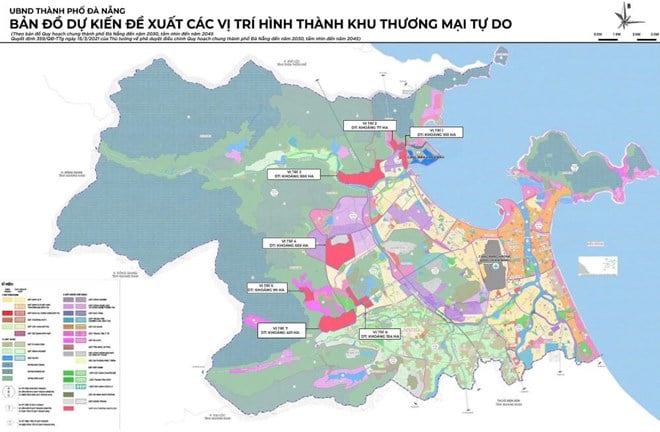 Thành lập Khu thương mại tự do tại thành phố Đà Nẵng với quy mô khoảng 1.881 hecta. Ảnh: Ban Quản lý Khu công nghệ cao và các khu công nghiệp Đà Nẵng