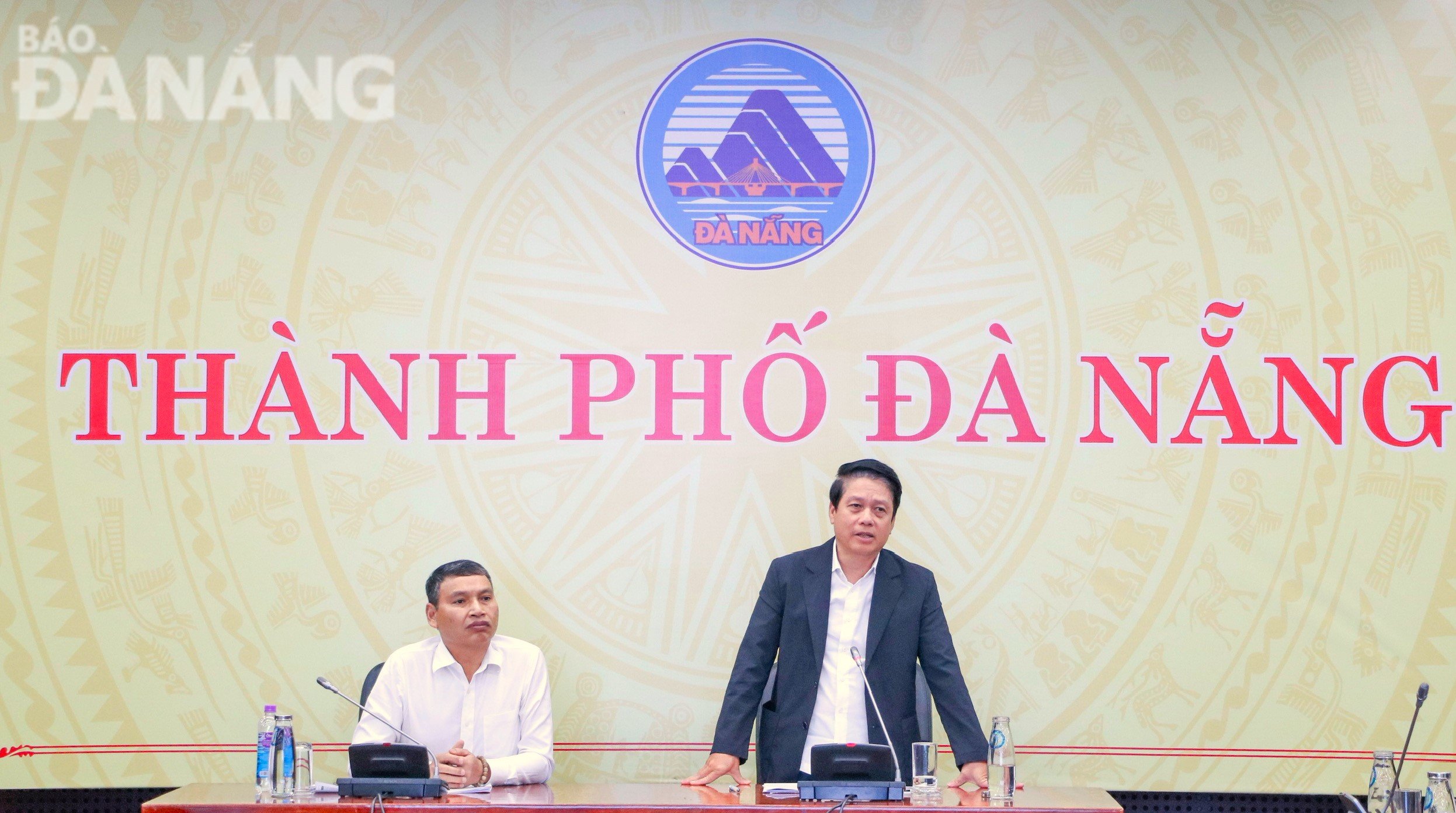 Phó Thống đốc Ngân hàng Nhà nước Việt Nam Phạm Tiến Dũng phát biểu tại buổi làm việc. Ảnh: M.QUẾ