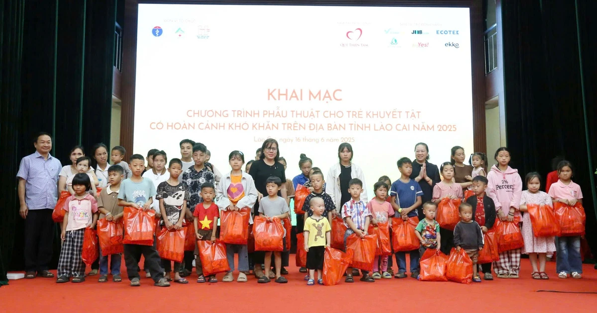 Opening of surgery program for disabled children in difficult circumstances