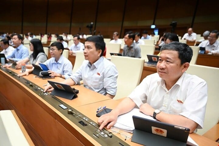 National Assembly deputies vote to pass the Law amending and supplementing a number of articles of the Advertising Law. (Photo: quochoi.vn)