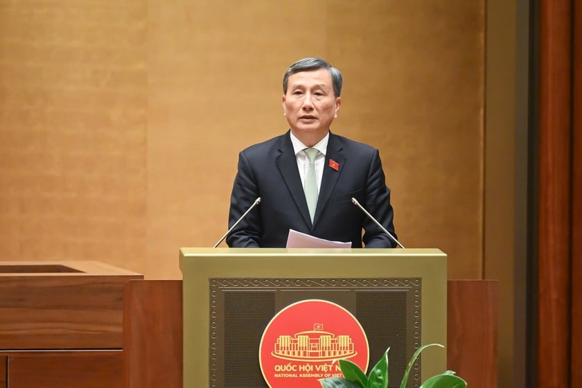 Chủ nhiệm Ủy ban Khoa học, Công nghệ và Môi trường của Quốc hội Lê Quang Huy. (Ảnh: Cổng TTĐTQH)