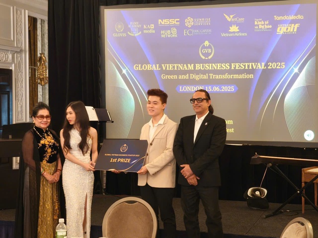 Trường ĐH Trà Vinh đạt quán quân tại cuộc thi Khởi nghiệp GVB Prize 2025 - Ảnh 1.