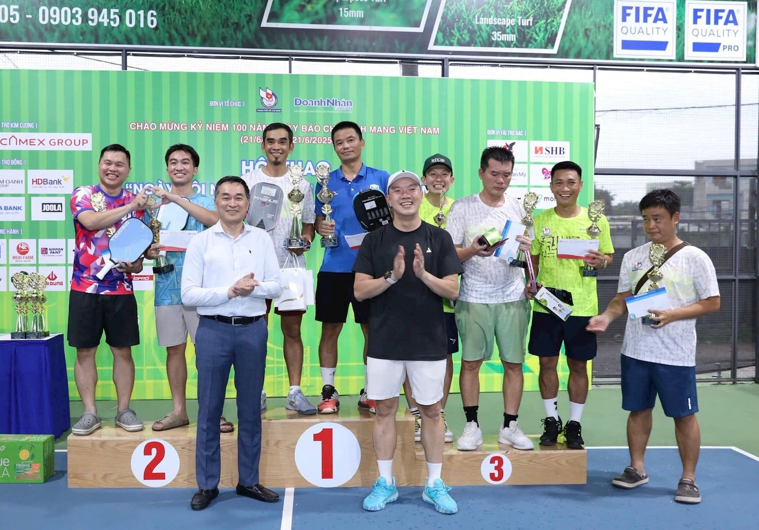 Tranh tài hấp dẫn tại giải pickleball 'Hội thao những người làm báo TP.HCM'- Ảnh 7.