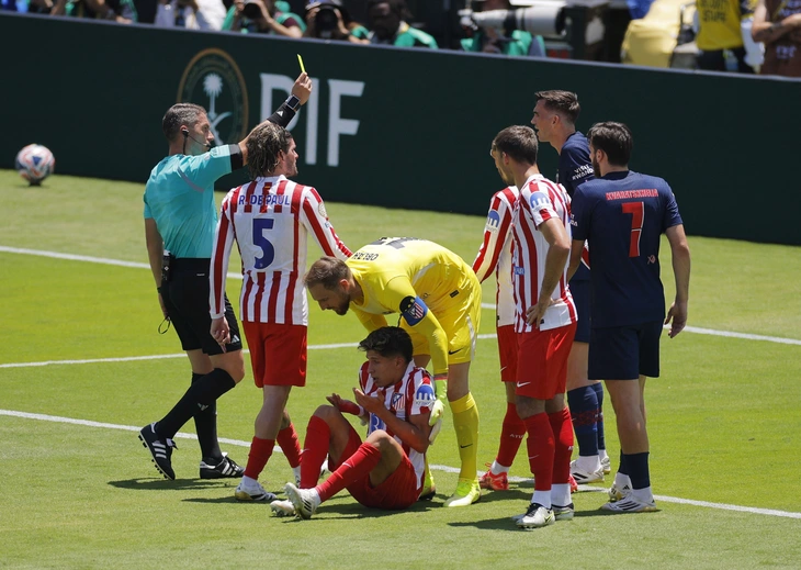 Atletico Madrid រិះគន់អាជ្ញាកណ្តាល ក្រោយចាញ់ PSG - រូបថត ១.