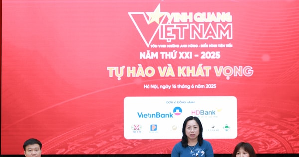Chương trình Vinh quang Việt Nam 2025 tôn vinh 19 tập thể, cá nhân