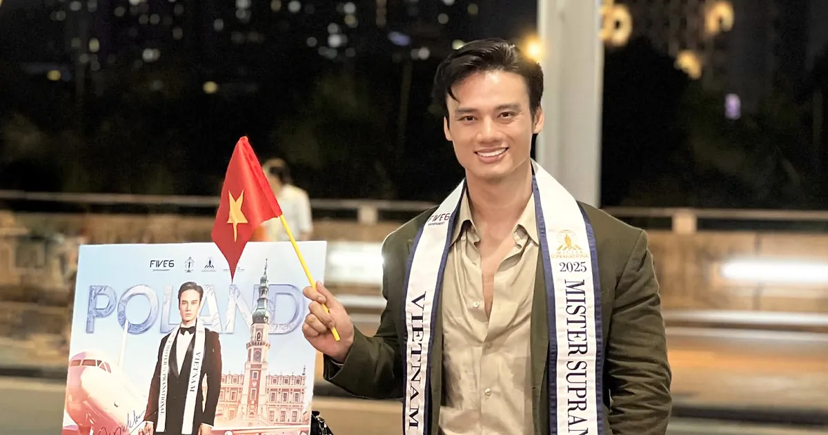 Minh Khắc lên đường sang Ba Lan dự thi Mister Supranational 2025