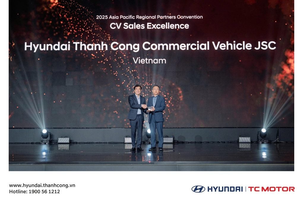 Hyundai Thành Công Thương Mại xuất sắc nhận giải thưởng Bán hàng tốt nhất khu vực Châu Á Thái Bình Dương năm 2024