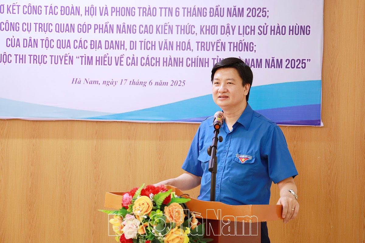 Sơ kết công tác Đoàn Hội và phong trào thanh thiếu nhi 6 tháng đầu năm 