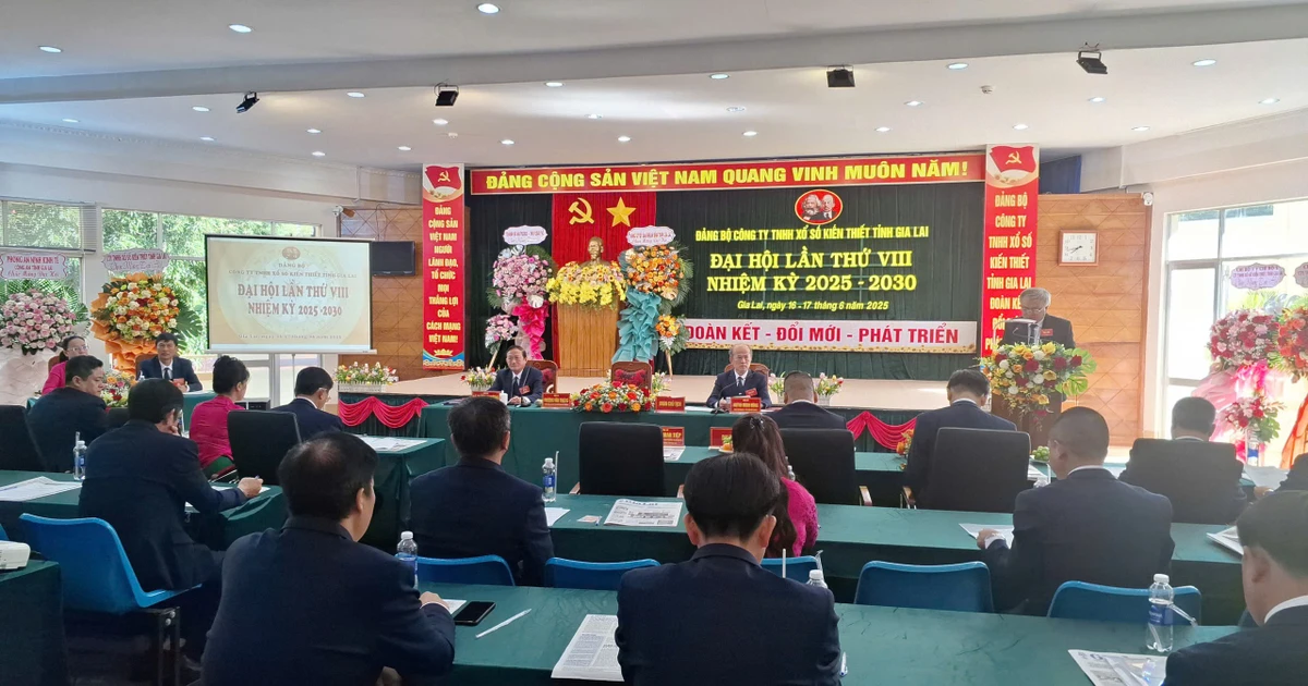 Đảng bộ Công ty TNHH xổ số kiến thiết Gia Lai tổ chức đại hội lần thứ VIII