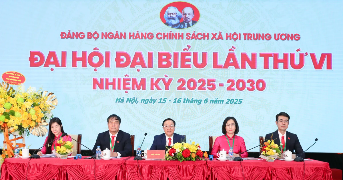Đại hội đại biểu Đảng bộ Ngân hàng Chính sách xã hội Trung ương lần thứ VI