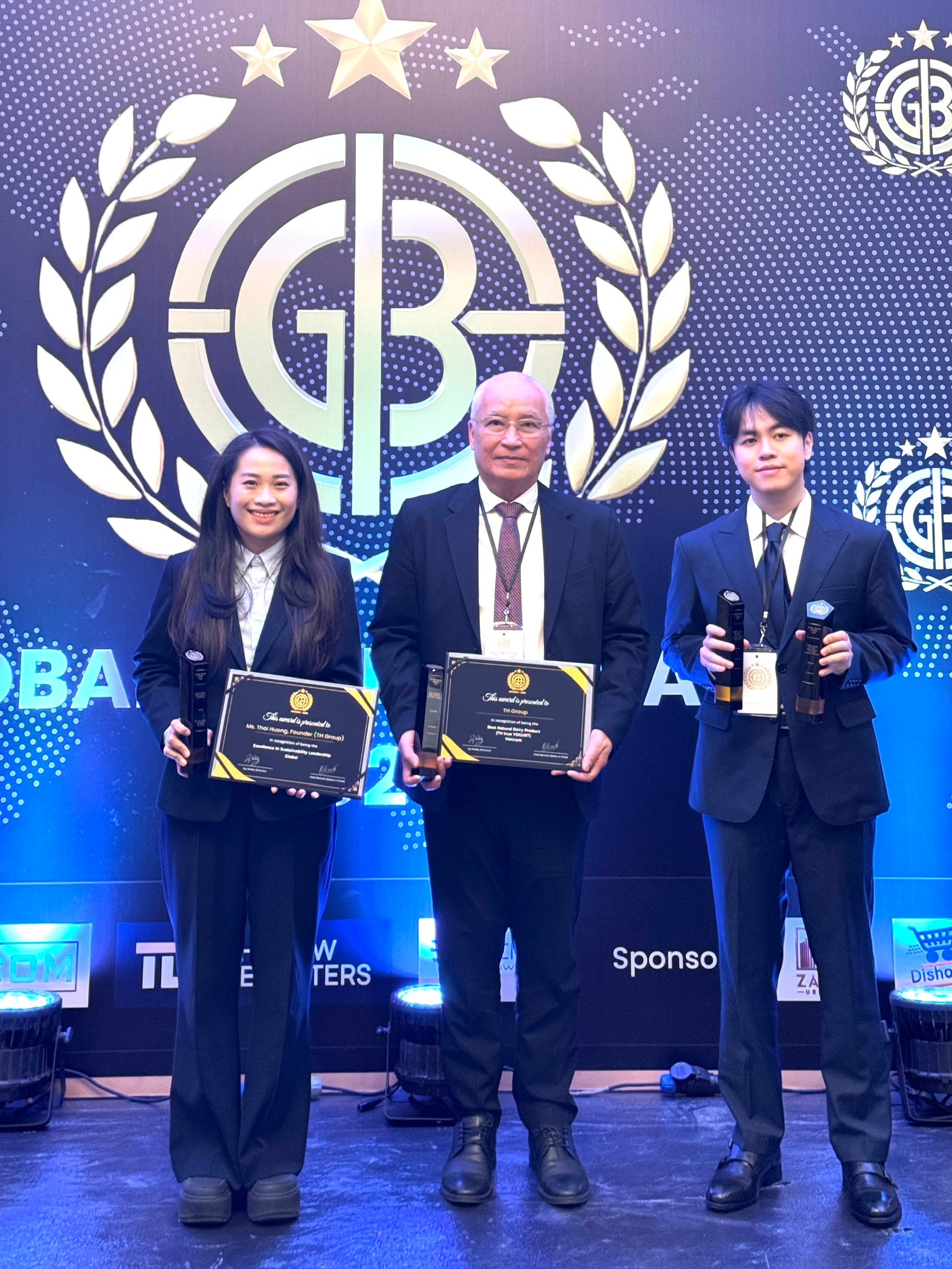 Die 3 Joghurt-Produktlinien der TH Group wurden bei den Global Brand Awards 2025 ausgezeichnet