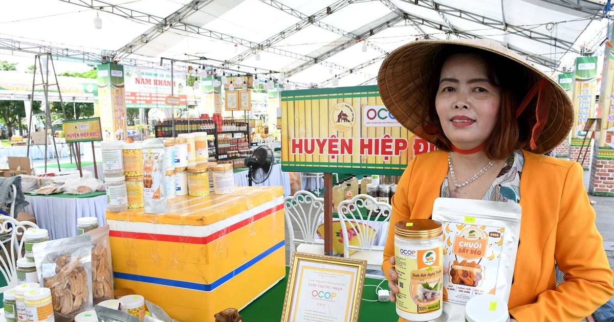 ភ្ជាប់ដើម្បីនាំយកផលិតផល OCOP Quang Nam ឱ្យឆ្ងាយនិងទូលំទូលាយ