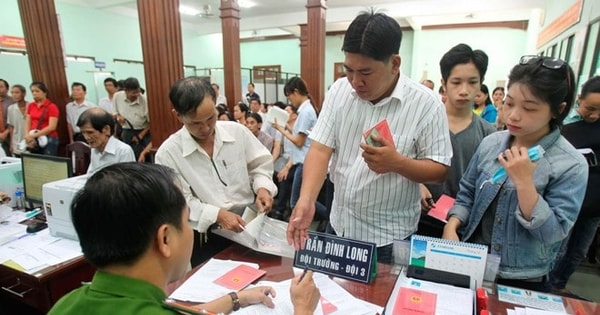Hanoi nutzt die Felder für Personenstand und Adoption bei der Organisation der zweistufigen Kommunalverwaltung