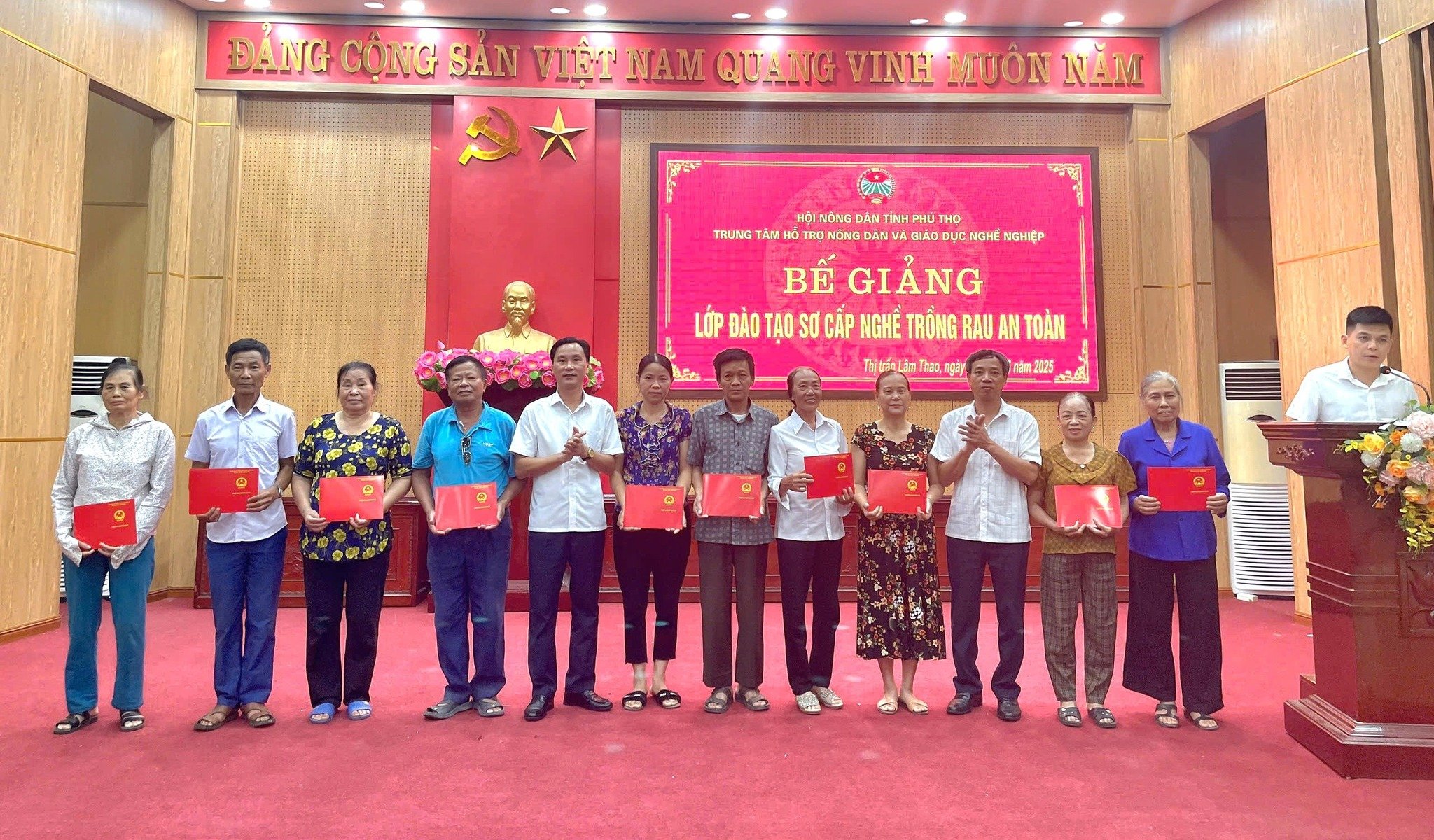 ជាង 90% នៃកសិករមានការងារធ្វើបន្ទាប់ពីការបណ្តុះបណ្តាលវិជ្ជាជីវៈ