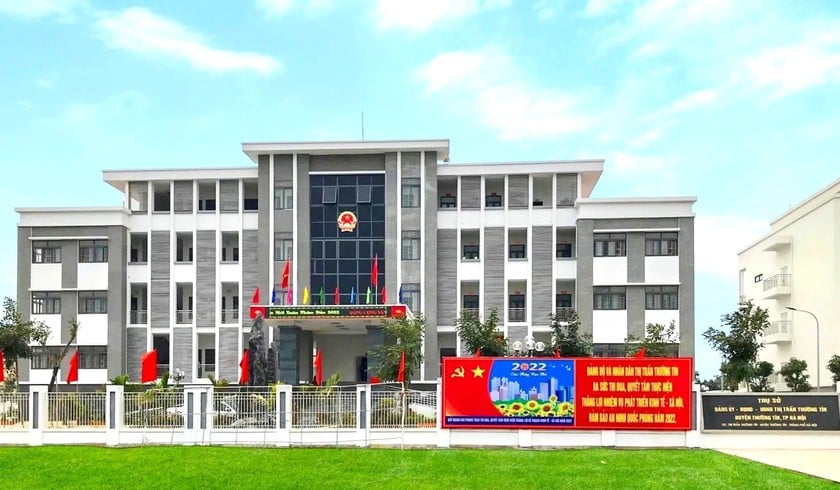 Diện mạo đô thị dần thành hình tại huyện Thường Tín.