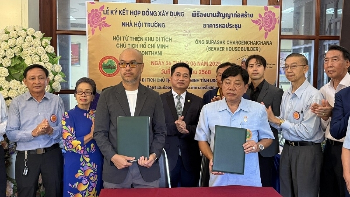ការ​សាងសង់​ផ្ទះ​ពហុ​គោលបំណង​ក្នុង​បរិវេណ​វត្ថុ​បុរាណ​ហូជីមិញ​ក្នុង​ប្រទេស​ថៃ​ចាប់​ផ្តើម​ហើយ។