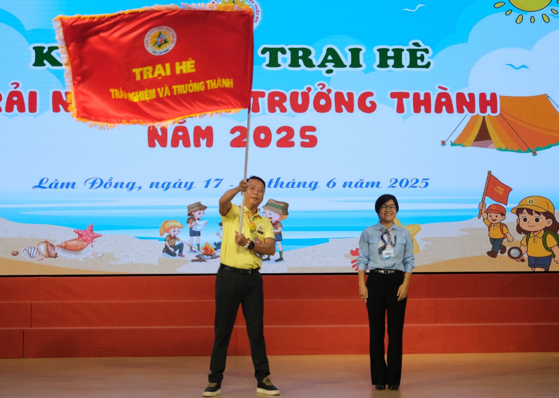 Flag Ceremony for Summer Camp Experience and Growth 2025