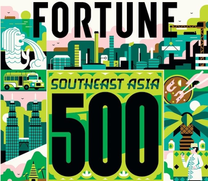 Fortune 500 សហគ្រាសអាស៊ីអាគ្នេយ៍ឆ្នាំ 2025៖ វៀតណាមមានអ្នកតំណាងតែមួយគត់ក្នុងប្រាក់ចំណូលកំពូលទាំង 20