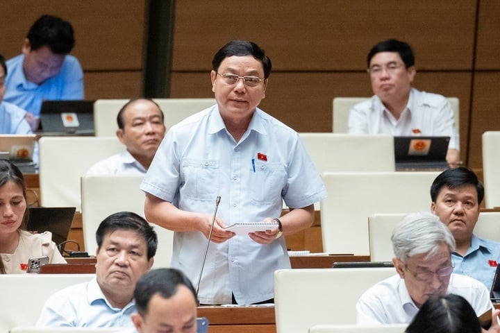 Đại biểu Hoàng Đức Thắng. (Ảnh: Media Quốc hội)