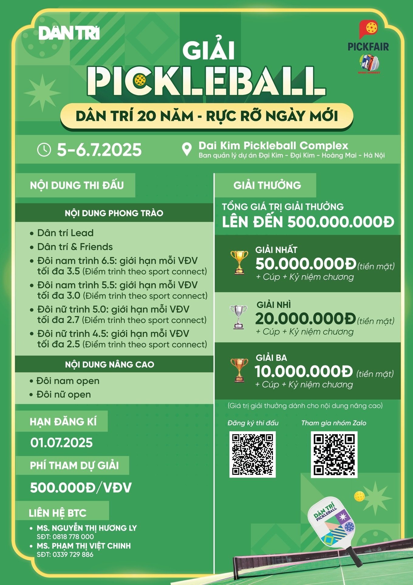 Diễn viên Việt Anh: Giải pickleball báo Dân trí là sân chơi đầy ý nghĩa - 7