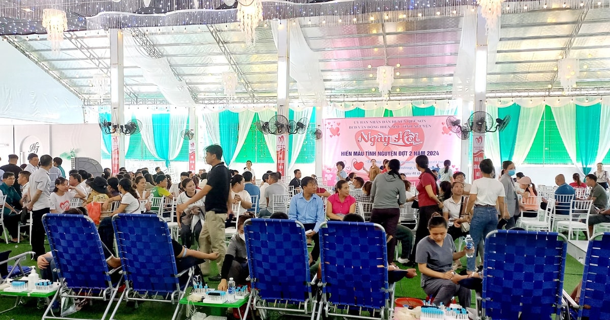 Lan tỏa phong trào hiến máu nhân đạo ở Quế Sơn
