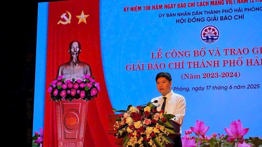 Phó Chủ tịch UBND TP Hoàng Minh Cường phát biểu.