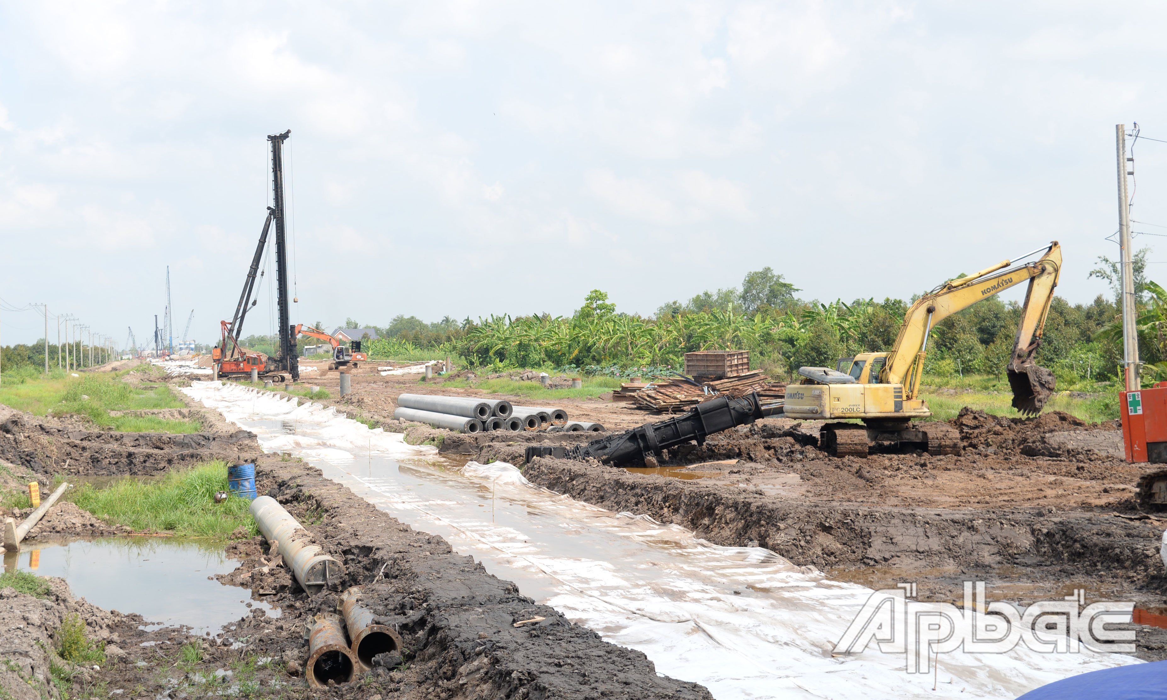 Dự án thành phần 2 đang triển khai đồng loạt 50 mũi thi công.