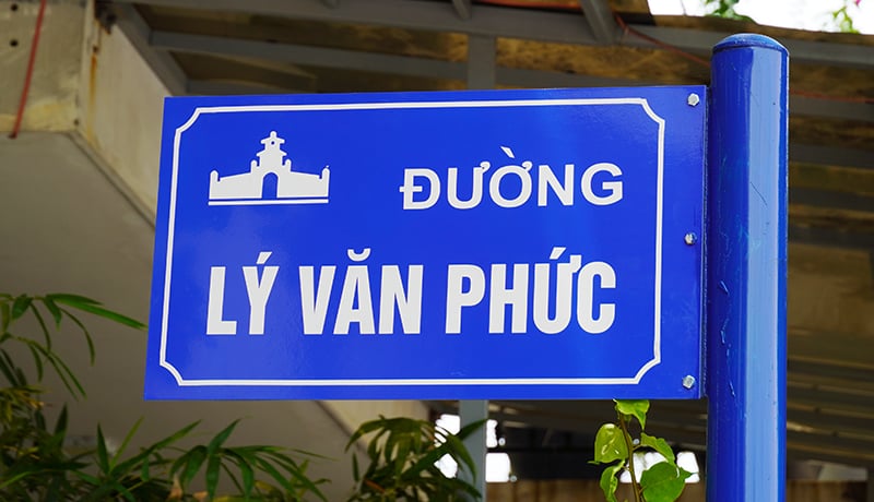 Many street signs have been replaced.