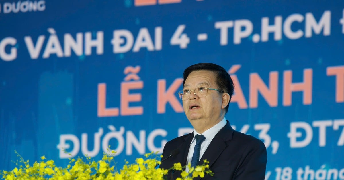 Phó Thủ tướng Mai Văn Chính dự lễ khởi công đường Vành đai 4 TP HCM