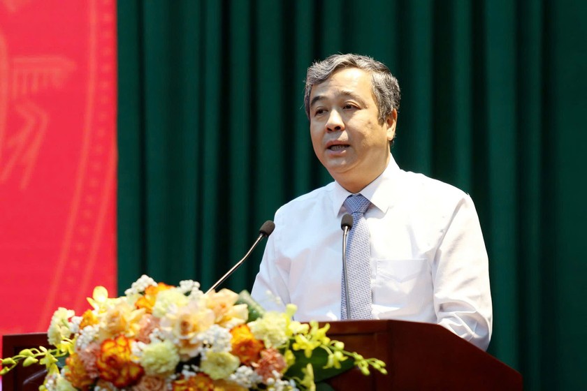 Ông Ngô Đông Hải - Phó Trưởng ban Tuyên giáo và Dân vận Trung ương phát biểu tại buổi lễ.